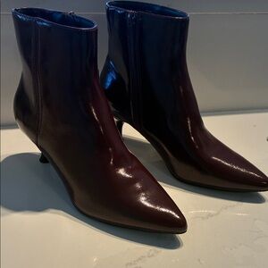 Burgundy Ankle Boots